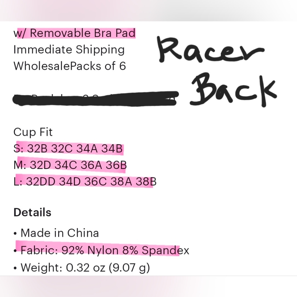 Ivory Lace Racerback Bralette - Picture 5 of 5